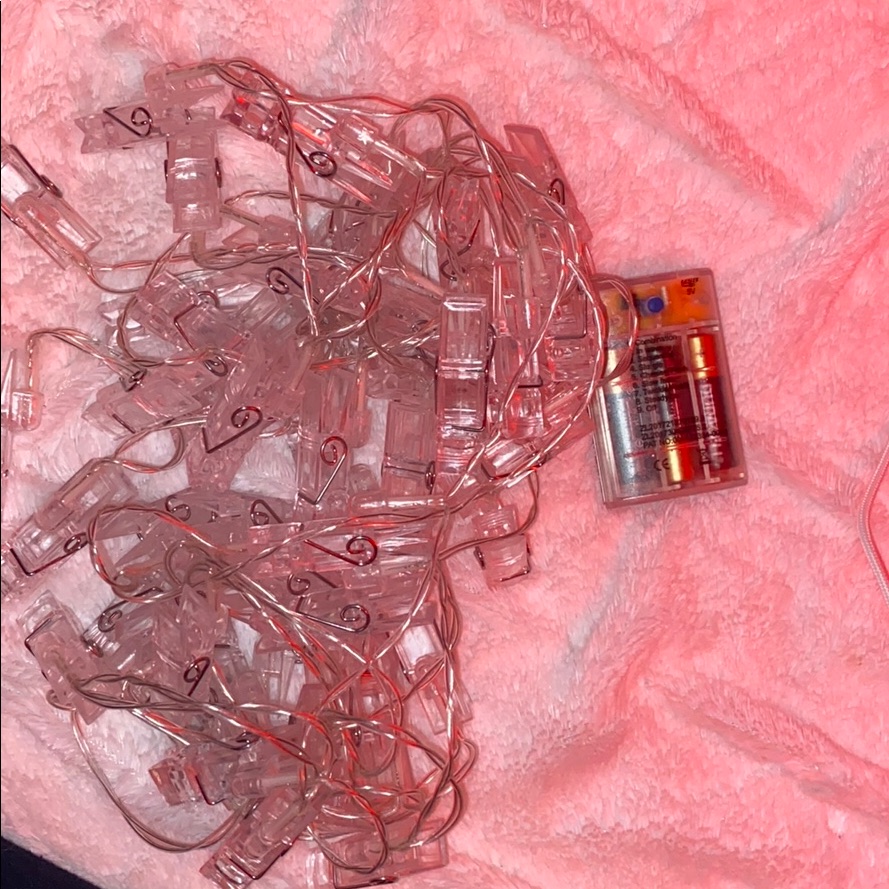 Fairy Lights With Picture Clips